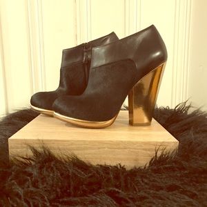 Cole Haan mohair booties